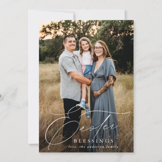 イースターエレガント恵みの写真 シーズンカード (正面)