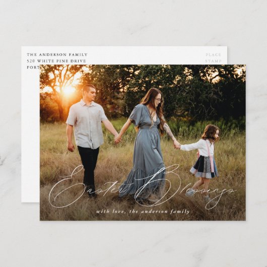 イースターエレガント恵みの写真 シーズンポストカード (正面/裏面)