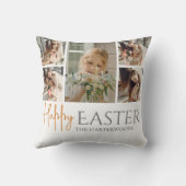 イースターエレガント恵みイースターエッグ家族の写真 クッション (裏面)