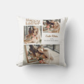 イースターエレガント恵みイースターエッグ家族の写真 クッション (正面)