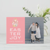 イースターエレガント恵みイースターエッグ家族の写真 シーズンカード (スタンド正面)