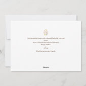 イースターエレガント恵みイースターエッグ家族の写真 シーズンカード (裏面)