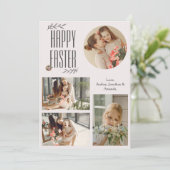 イースターエレガント恵みイースターエッグ家族の写真 シーズンカード (スタンド正面)