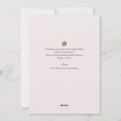 イースターエレガント恵みイースターエッグ家族の写真 シーズンカード (裏面)