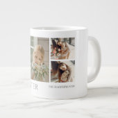 イースターエレガント恵みイースターエッグ家族の写真 ジャンボコーヒーマグカップ (正面右)