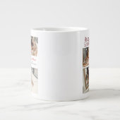 イースターエレガント恵みイースターエッグ家族の写真 ジャンボコーヒーマグカップ (正面)