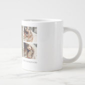 イースターエレガント恵みイースターエッグ家族の写真 ジャンボコーヒーマグカップ (右)