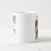 イースターエレガント恵みイースターエッグ家族の写真 ジャンボコーヒーマグカップ (正面)