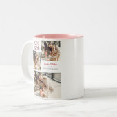イースターエレガント恵みイースターエッグ家族の写真 ツートーンマグカップ (正面左)