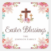 イースターエレガント恵みフローラクロス スクエアシール (正面)