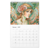 イースターエンジェルズインアートヌオボスタイル2024 カレンダー (2月 2027)