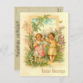 イースターエンジェルポストカード シーズンポストカード (正面/裏面)