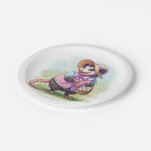 イースターオポッサム ペーパープレート (アングル)