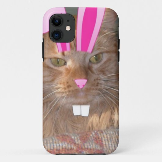 イースターオレンジ虎猫キティキャット Case-Mate iPhoneケース (裏面)