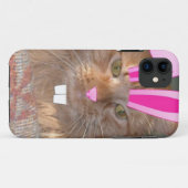 イースターオレンジ虎猫キティキャット Case-Mate iPhoneケース (裏面(横))
