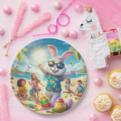 イースターオンビーチ ペーパープレート (パーティー)