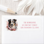 イースターオーストラリアの羊飼いの卵と花 –  ラベル (インサイチュ)