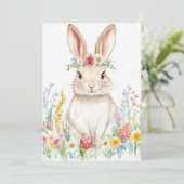 イースターカスタムエッグとバニーを持つイースターカード シーズンカード (スタンド正面)