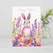 イースターカスタムエッグとバニーを持つイースターカード シーズンカード (スタンド正面)