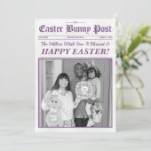 イースターカスタムグリーティングカード、イースター新聞カード シーズンカード (スタンド正面)