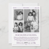 イースターカスタムグリーティングカード、イースター新聞カード シーズンカード (裏面)