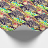 イースターカメ ラッピングペーパー (角)