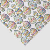 イースターカラフルお洒落卵のパターン 薄葉紙 (詳細)