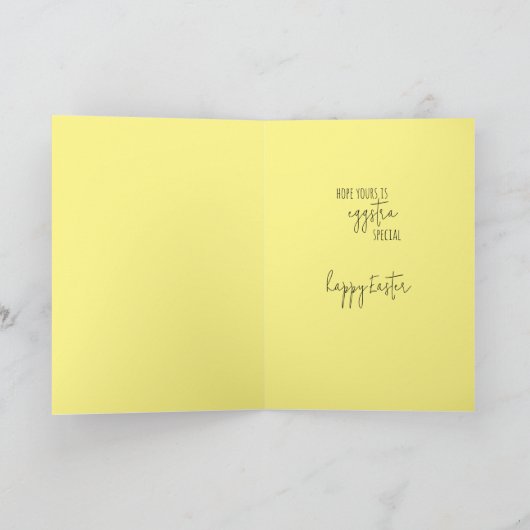 イースターカラフルエッグイースター カード (内部)