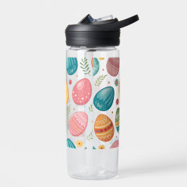 イースターカラフルエッグパターン ウォーターボトル