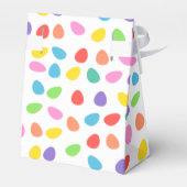 イースターカラフルエッグパターン フェイバーボックス (裏面サイド)