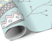 イースターカラフルエッグパターン ラッピングペーパー (ロールコーナー)