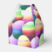イースターカラフルエッグパーティーの好意ボックス フェイバーボックス (裏面サイド)