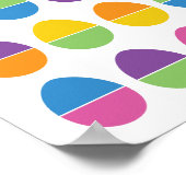 イースターカラフルエッグプリント//カラーマッチゲーム ポスター (角)