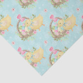 イースターカラフルエッグベビーチキンフラワーティッシュ 薄葉紙 (詳細)