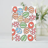 イースターカラフルエッグ サンキューカード (スタンド正面)