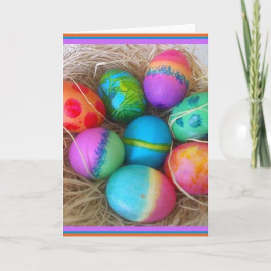 イースターカラフルエッグ シーズンカード (正面)