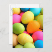 イースターカラフルエッグ シーズンポストカード (正面/裏面)