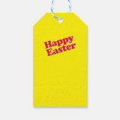 イースターカラフルエッグ – ハッピーイースター ギフトタグ (裏面)