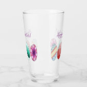 イースターカラフルエッグ「ハッピーイースター」 タンブラーグラス (左)