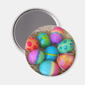 イースターカラフルエッグ マグネット (正面/裏面)
