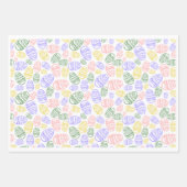 イースターカラフルエッグ ラッピングペーパーシート (正面)