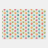 イースターカラフルエッグ ラッピングペーパーシート (正面2)