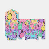 イースターカラフルバニー フェイバーボックス (折り畳みなし)