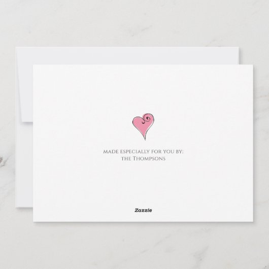 イースターカラフルパステルウォーターカラーバニー シーズンカード (裏面)