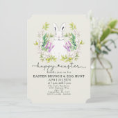 イースターカラフルブランチ&エッグ狩り招待状 招待状 (スタンド正面)