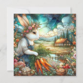 イースターカラフルラビットカントリーガーデン シーズンカード (正面)