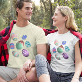 イースターカラフル卵の装飾イースター卵狩りおもしろい Tシャツ