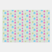 イースターカラフル卵パターンの包装紙シート ラッピングペーパーシート (正面2)