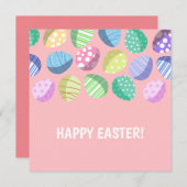 イースターカラフル卵 シーズンカード (正面/裏面)