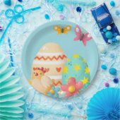 イースターカラフル卵 ペーパープレート (パーティー)
